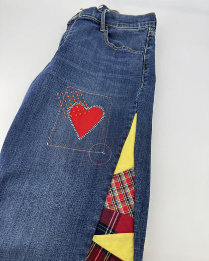 Upcycle YOUR Jeans - CUSTOM - KC Red Kingdom Inspired