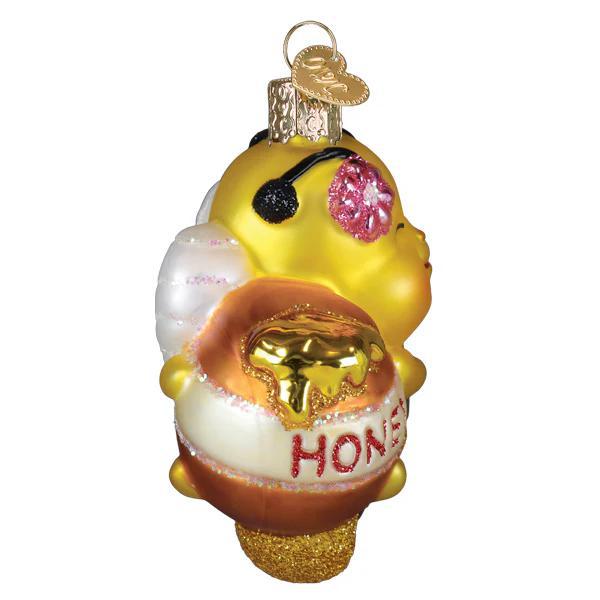 Ornament - Blown Glass - Bee Sweet