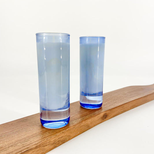 Candle - Relaxation - 2 oz - Blue Glass