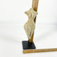 Sculpture - "Chick-o-Stick" - Female Form - Cream/Brown