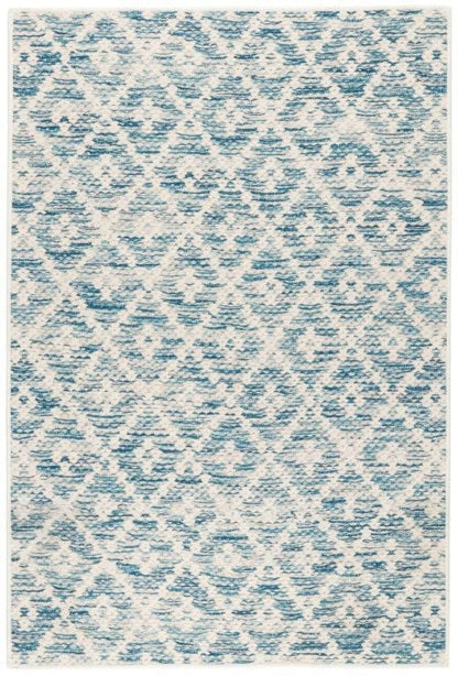 Rug - Machine-Washable - Melange Diamond Blue