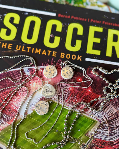 Pendant - KC WC 26 - Soccer Ball - Original Sterling Silver