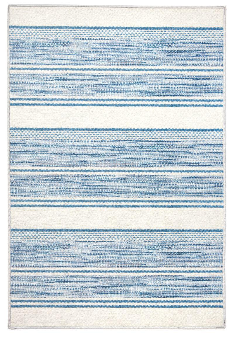 Rug - Machine-Washable - Ellington Stripe Blue