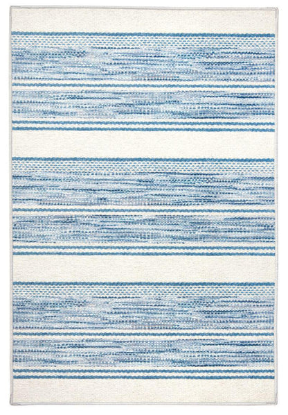 Rug - Machine-Washable - Ellington Stripe Blue