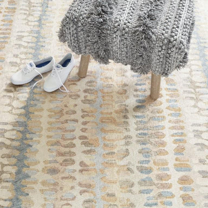 Rug - Machine-Washable - Paint Chip Natural