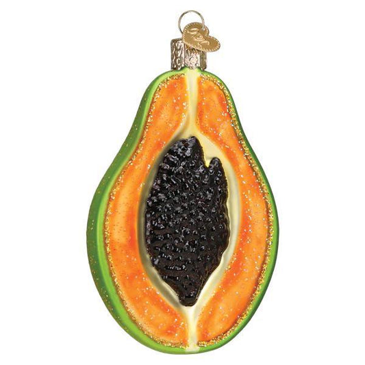 Ornament - Blown Glass - Papaya