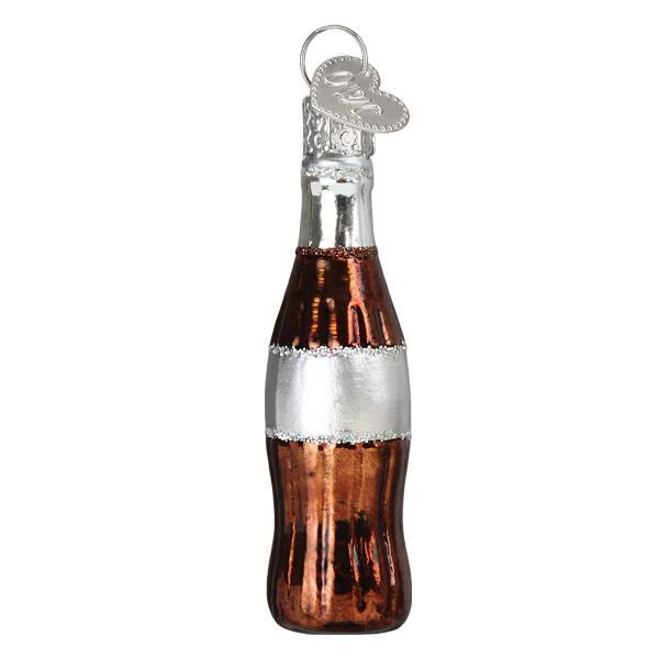 Ornament - Blown Glass - Mini Diet Coke Bottle