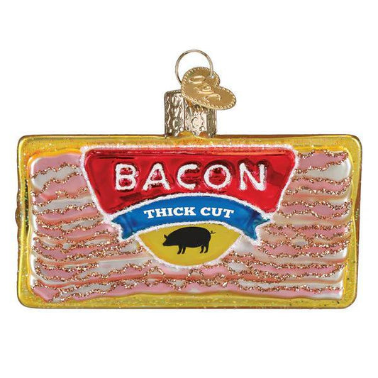 Ornament - Blown Glass - Pack of Bacon