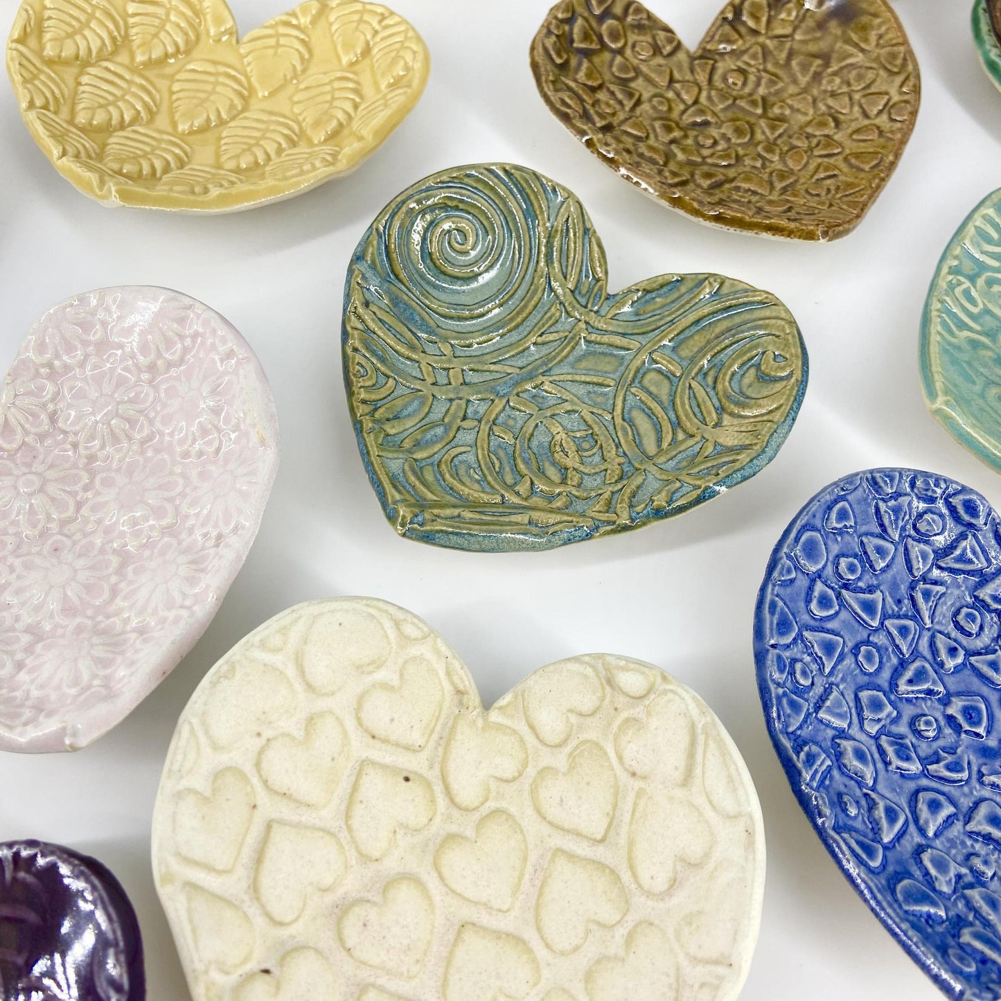 Tray - Heart Shaped Ceramic - Handmade Originals