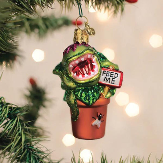 Ornament - Blown Glass - Venus Fly Trap