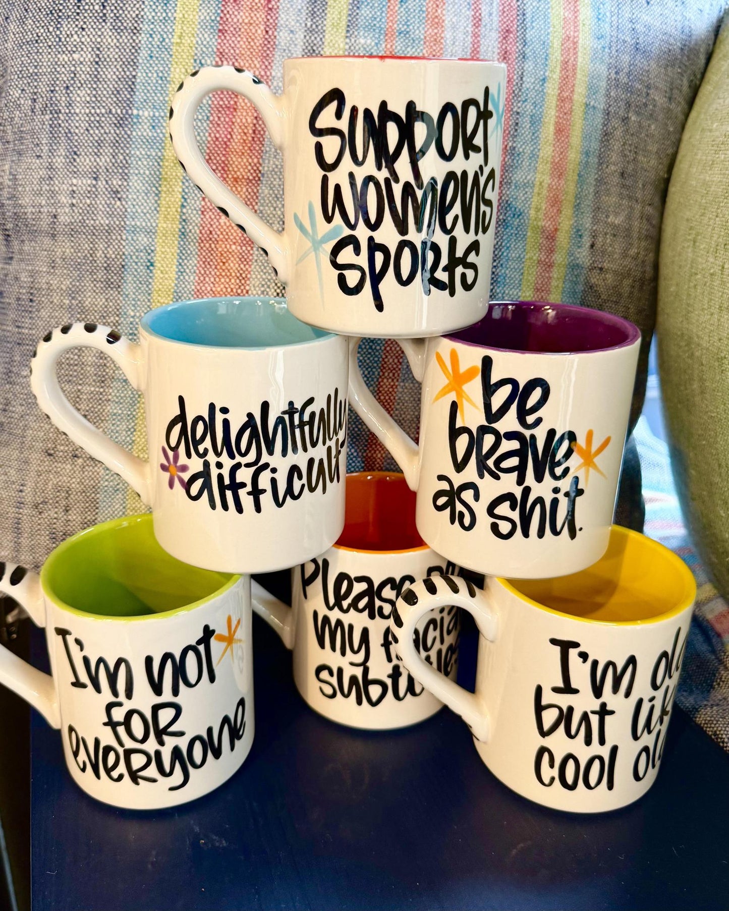 Mug - Playful Quotes - Ceramic - Signed