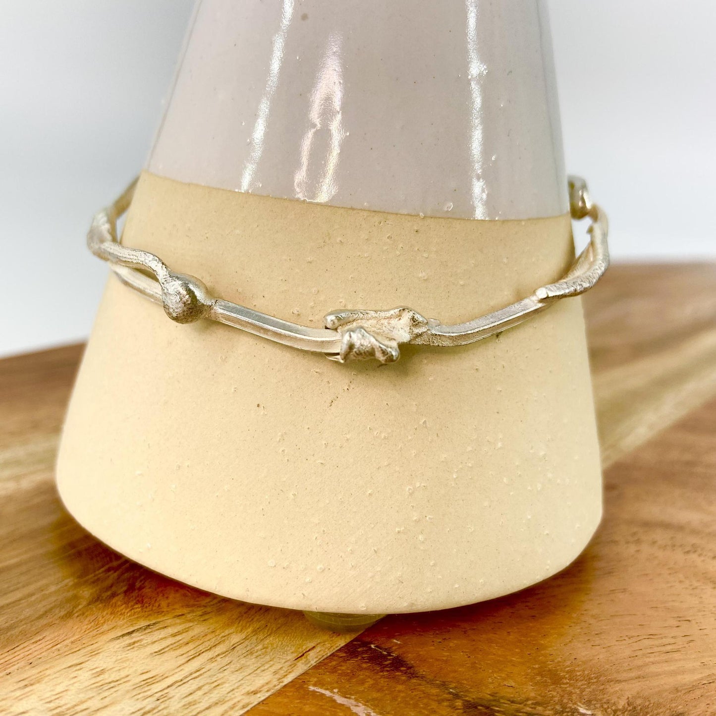 Bangle - "Twig" - Sterling Silver