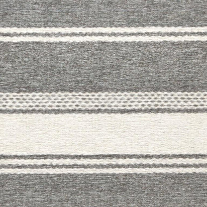 Rug - Machine Washable - Bowman Stripe Grey