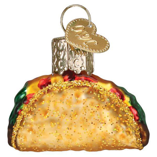 Ornament - Blown Glass - Mini Taco