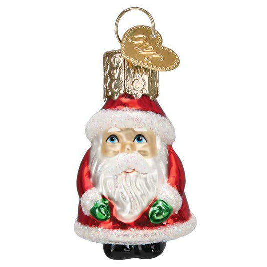 Ornament - Blown Glass - Mini Santa