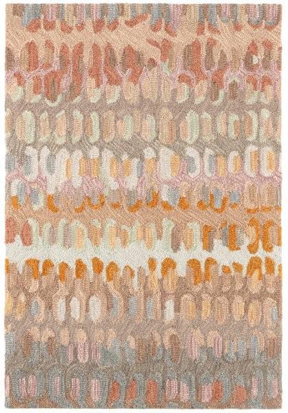 Rug - Micro Hooked Wool - Paint Chip Stone