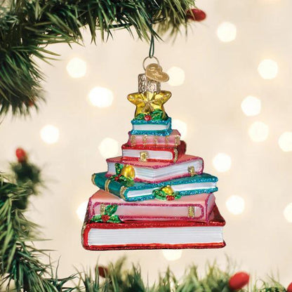 Ornament - Blown Glass - Book Club Tree