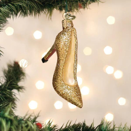 Ornament - Blown Glass - Glam Heel