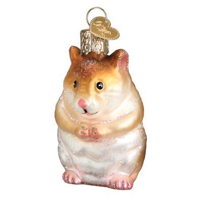 Ornament - Blown Glass - Hamster