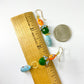 Earrings - Beaded Originals - Orange Millefiori