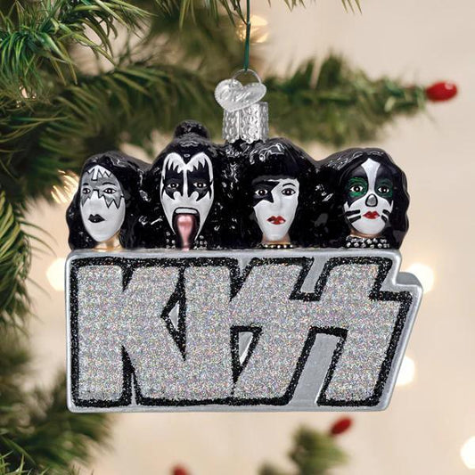 Ornament - Blown Glass - KISS Band