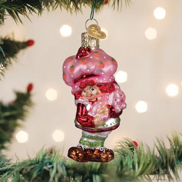 Ornament - Blown Glass - Strawberry Shortcake & Custard
