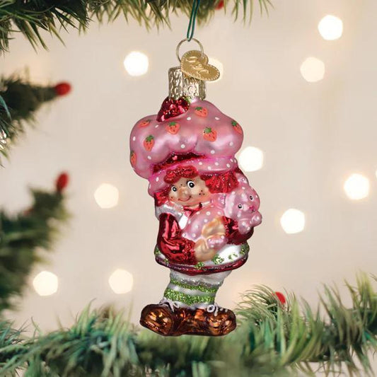 Ornament - Blown Glass - Strawberry Shortcake & Custard