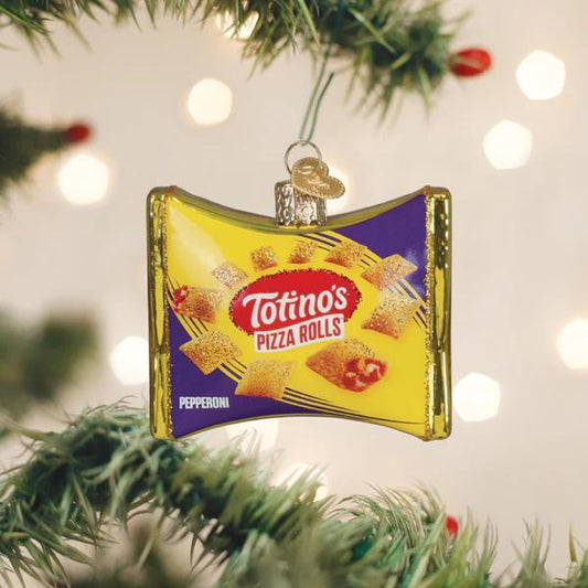 Ornament - Blown Glass - Totino's Pizza Rolls Bag