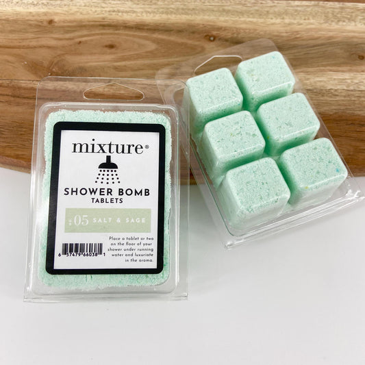 Shower Bomb Tablet Pack - Salt & Sage