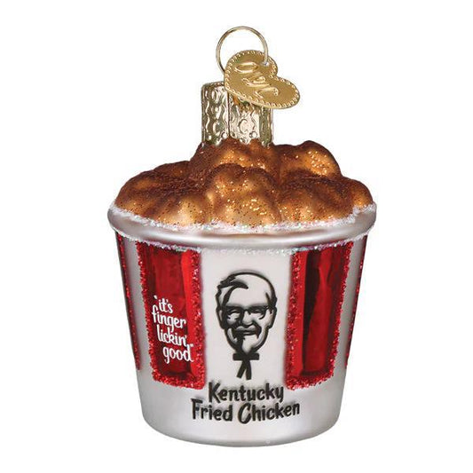 Ornament - Blown Glass - KFC Bucket of Chicken