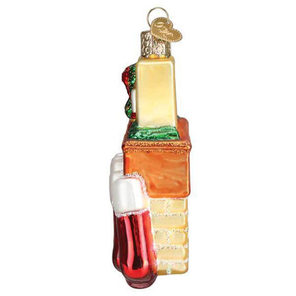 Ornament - Blown Glass - Family of 5 Stockings