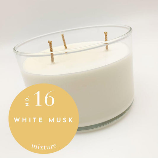 Candle - White Musk - 3 Wick
