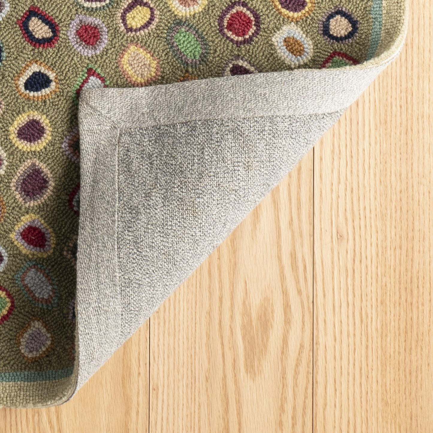 Rug - Micro Hooked Wool - Cat's Paw Sage