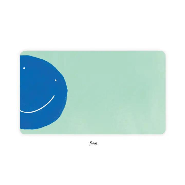 Little Notes - Blue Smiley Face  - 85 Cards