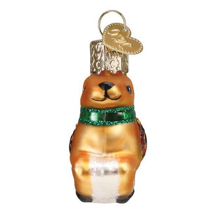 Ornament - Blown Glass - Mini Reindeer