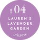 Candle - Lauren's Lavender Garden - 2 oz - Lavender Glass