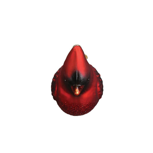 Ornament - Blown Glass - Northern Cardinal