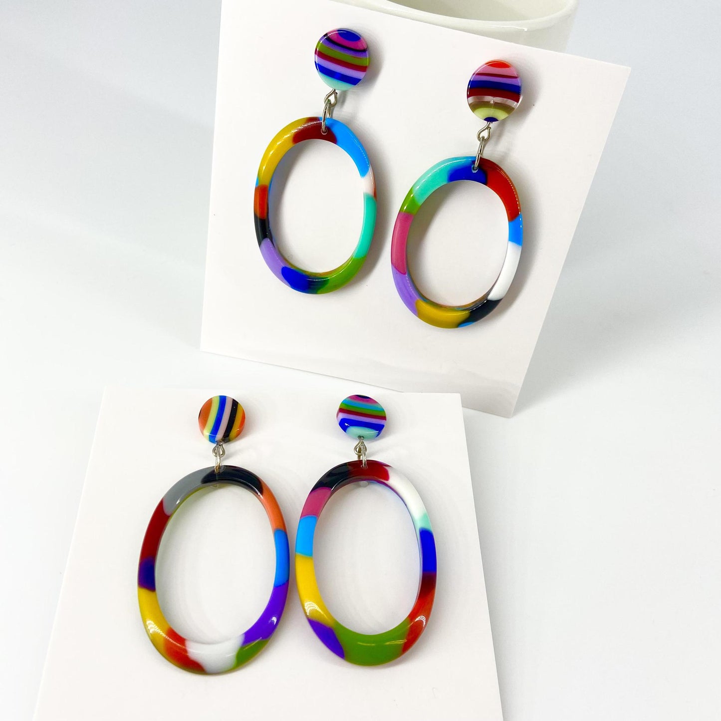 Earrings - Resin Originals - Hoop Posts