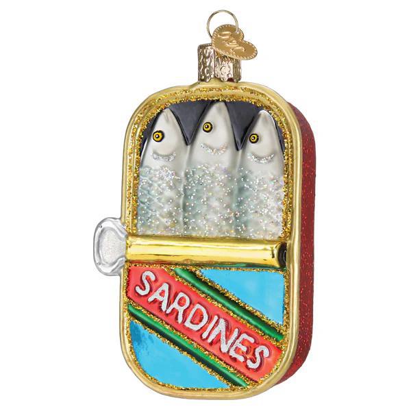 Ornament - Blown Glass - Sardines