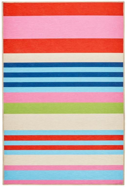 Rug - Machine-Washable - Beach Stripe Multi