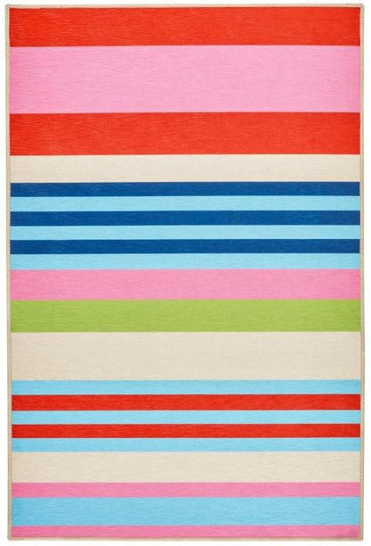 Rug - Machine-Washable - Beach Stripe Multi
