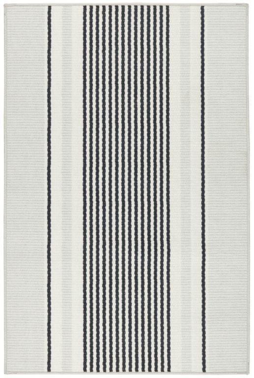 Rug - Machine-Washable - Gunner Stripe Grey