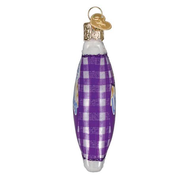 Ornament - Blown Glass - PB & Grape Uncrustables Sandwich