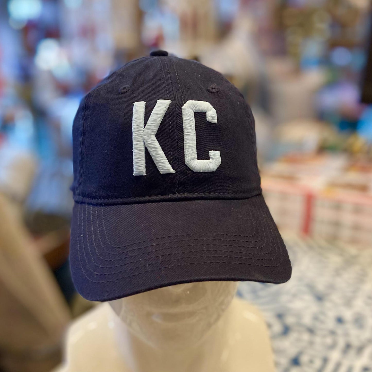 Ballcap - KC - Navy with Light Blue