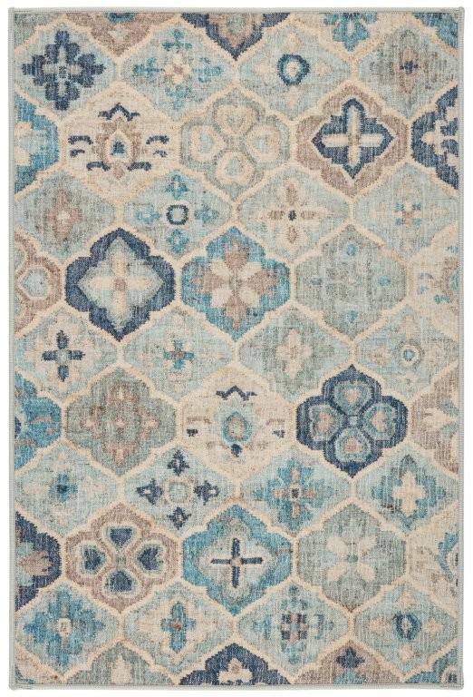 Rug - Machine-Washable - Pali Blue