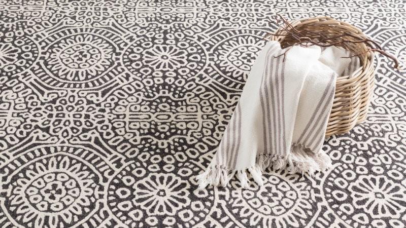 Rug - Micro Hooked Wool - Temple Charcoal