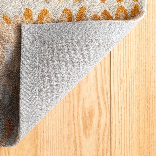 Rug - Micro Hooked Wool - Paint Chip Stone