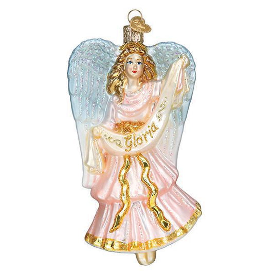 Ornament - Blown Glass - Nativity Angel