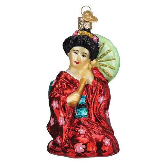 Ornament - Blown Glass - Geisha