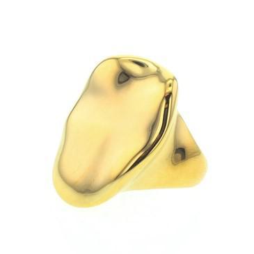 Ring - Waterproof Gold On Stainless Steel - "Naomi"